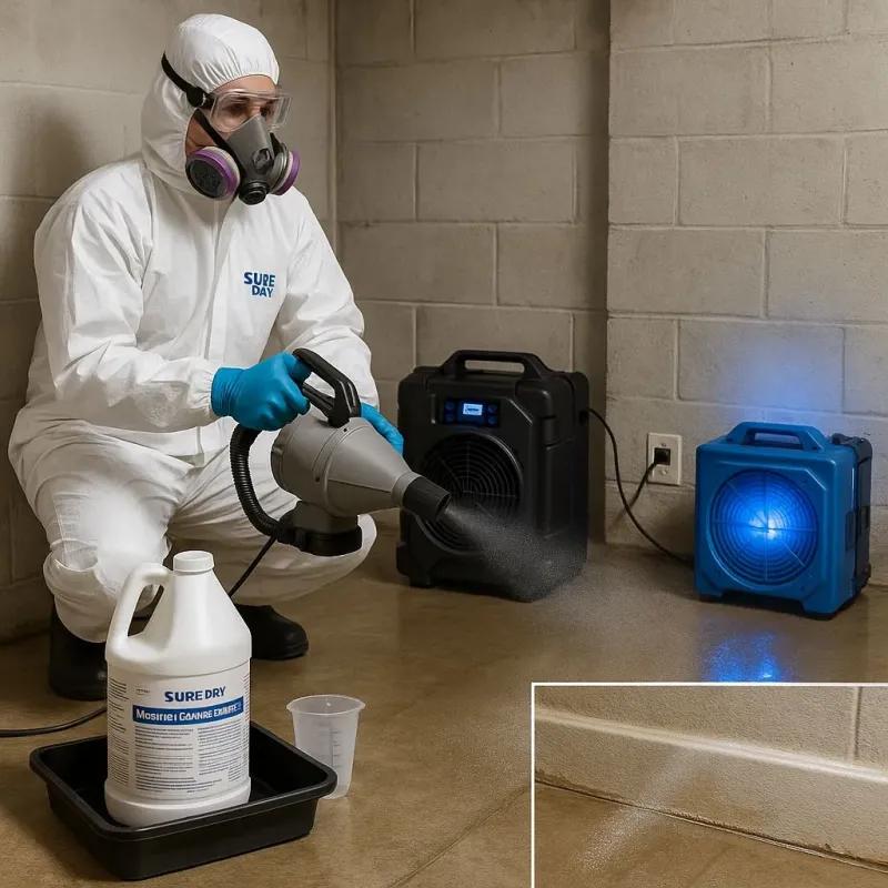 Sanitization and Odor Removal process in Wisconsin Dells, WI