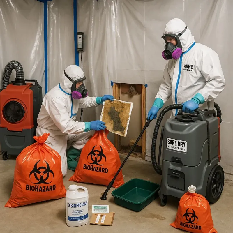 Contaminated Water Handling Protocols process in Wisconsin Dells, WI