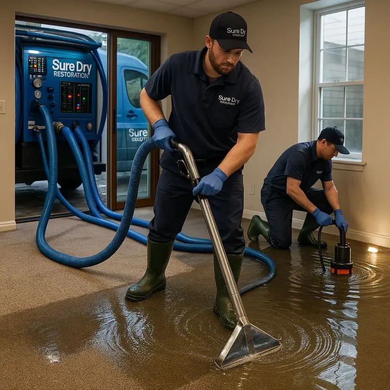 Water Extraction and Removal process in Wisconsin Dells, WI